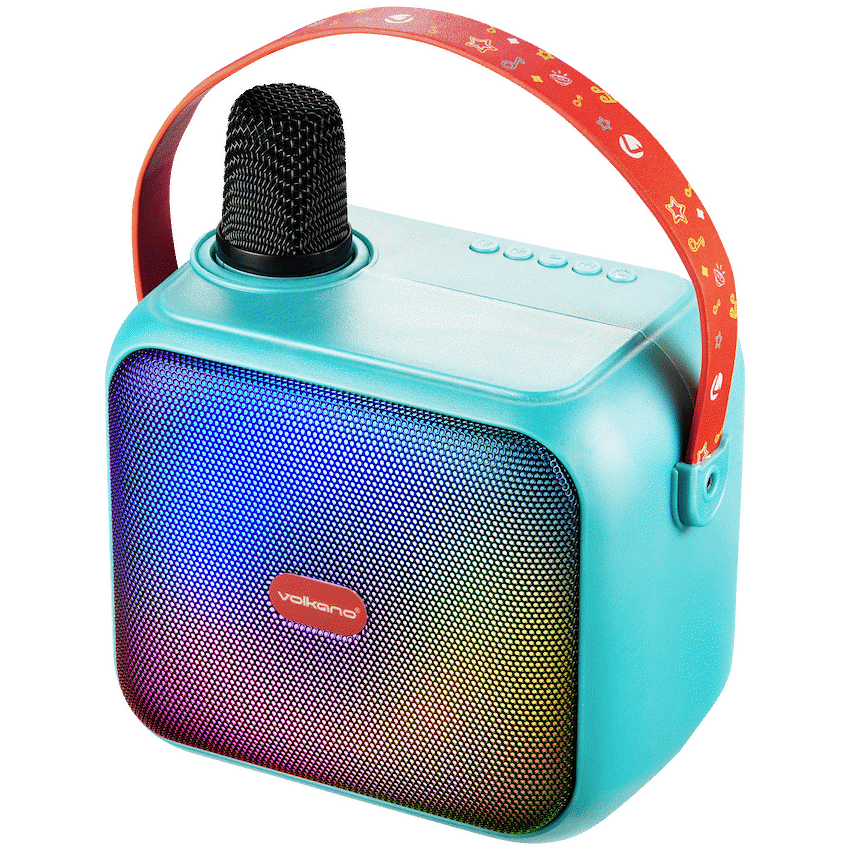 Volkano Kids SongSeeker Bluetooth Karaoke Machine with Wireless BT Microphone
