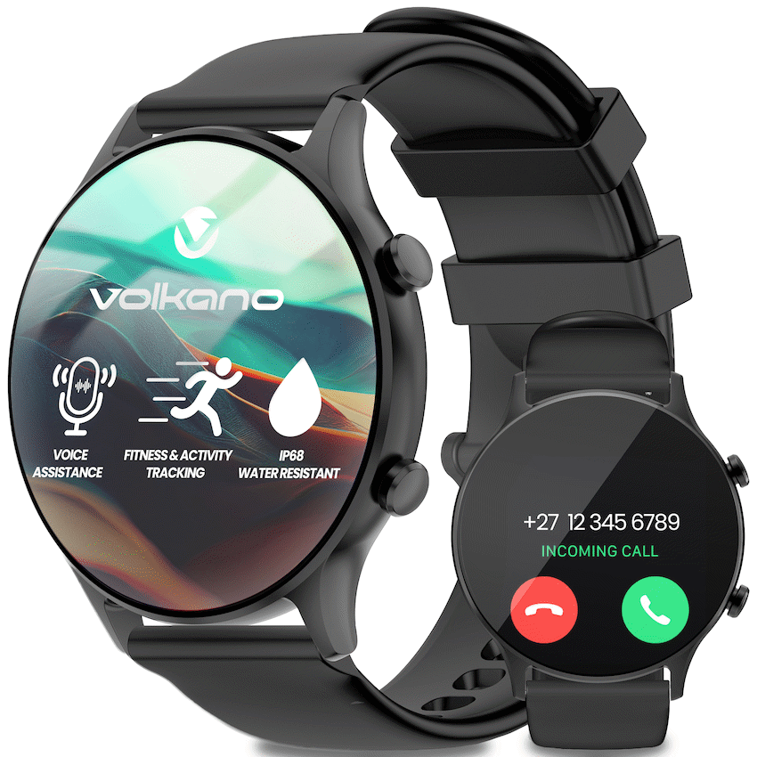 Volkano Halo Series Smartwatch - Black