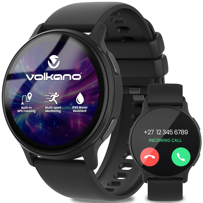 Volkano Stellar - GPS Smartwatch - Black