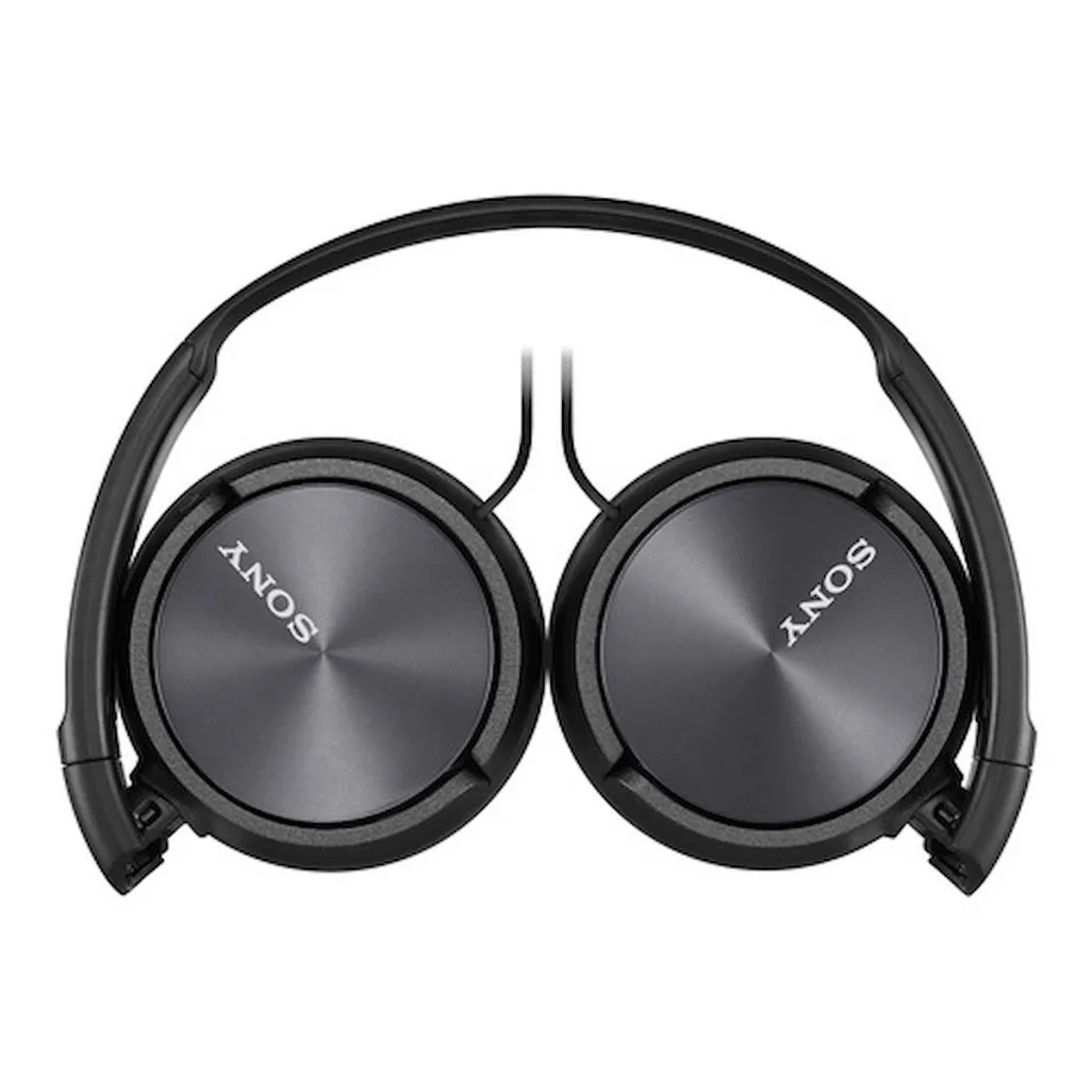 Sony MDR-ZX310AP (Black) Folding Aux Headphones with Mic