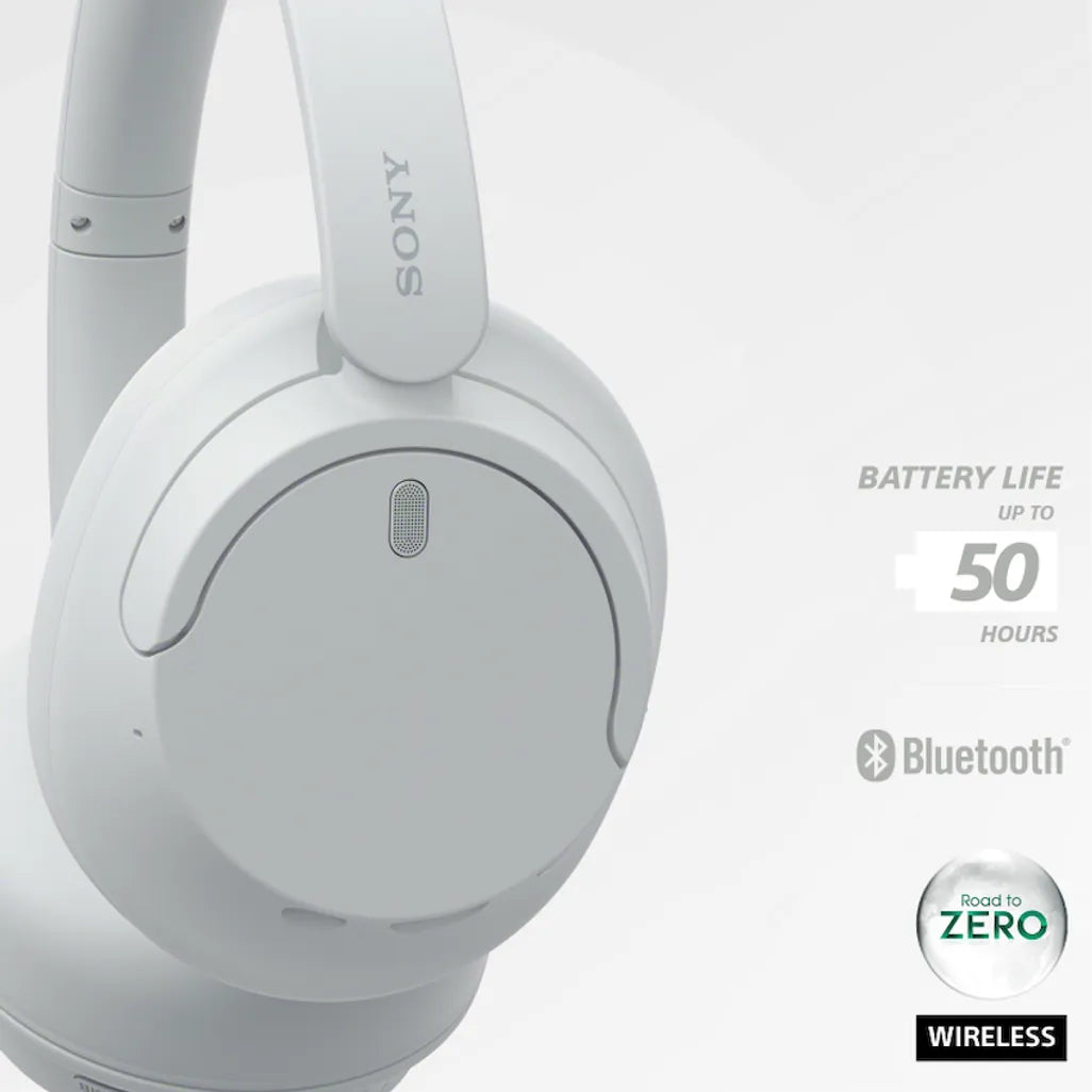Sony WH-CH720 (White) Noise-Cancelling Over-Ear Headphones