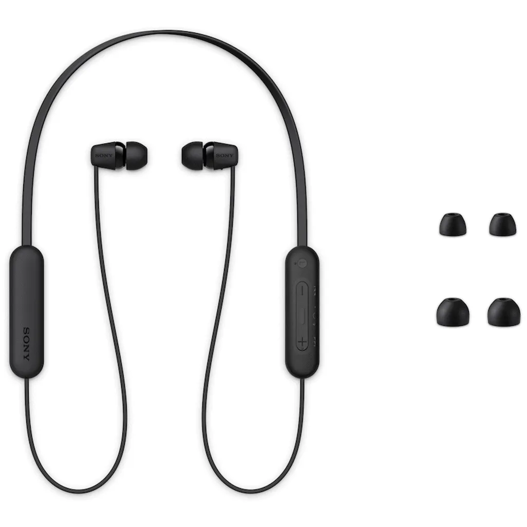 Sony WI-C100 (Black) Wireless Earphones