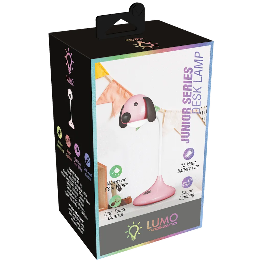 Lumo Neon Series LED Desk Lamp - Pink Dog
