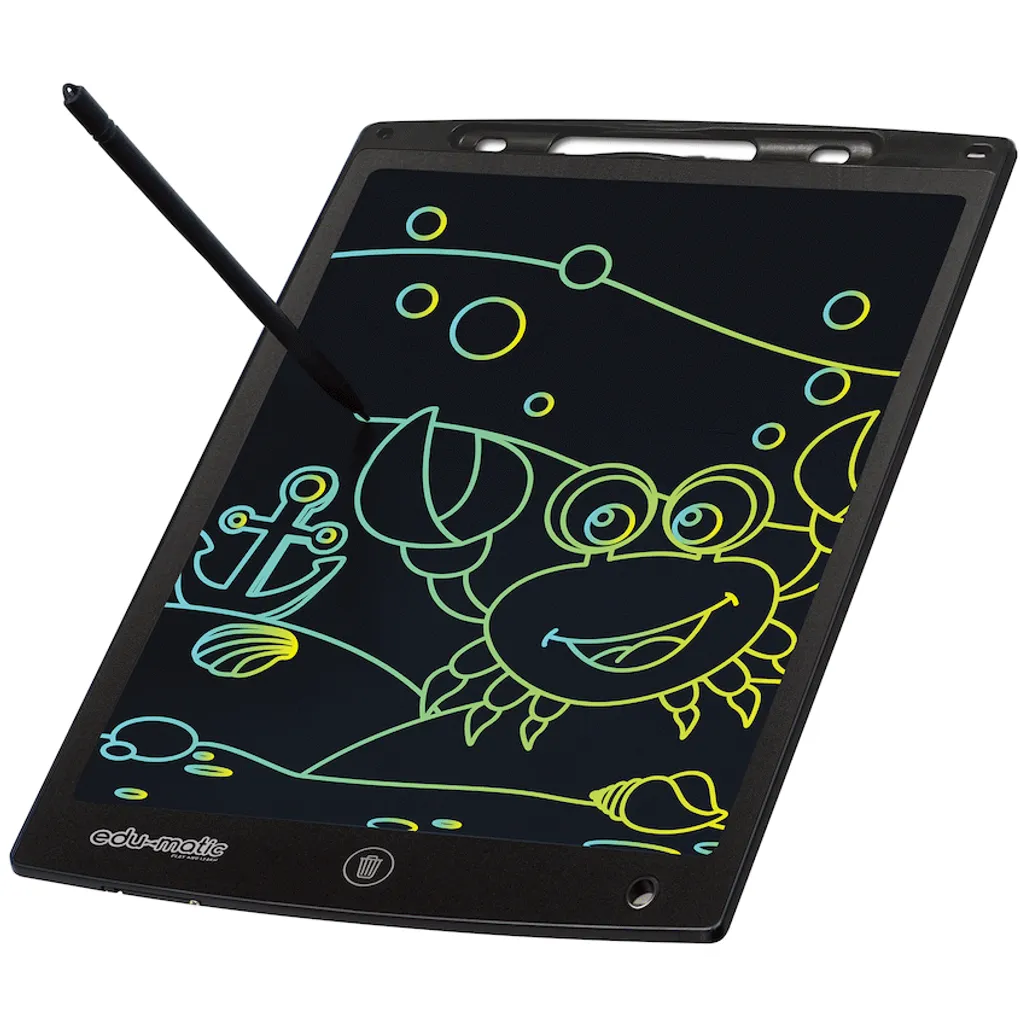 Edu-Matic Skribbler - 12in LCD Writing Tablet with 1 Delete Button