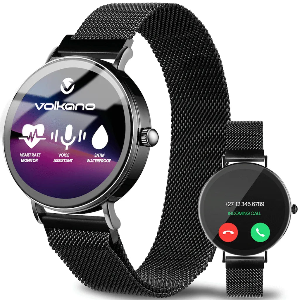 Volkano Valencia Series Ladies Smart Watch - Black