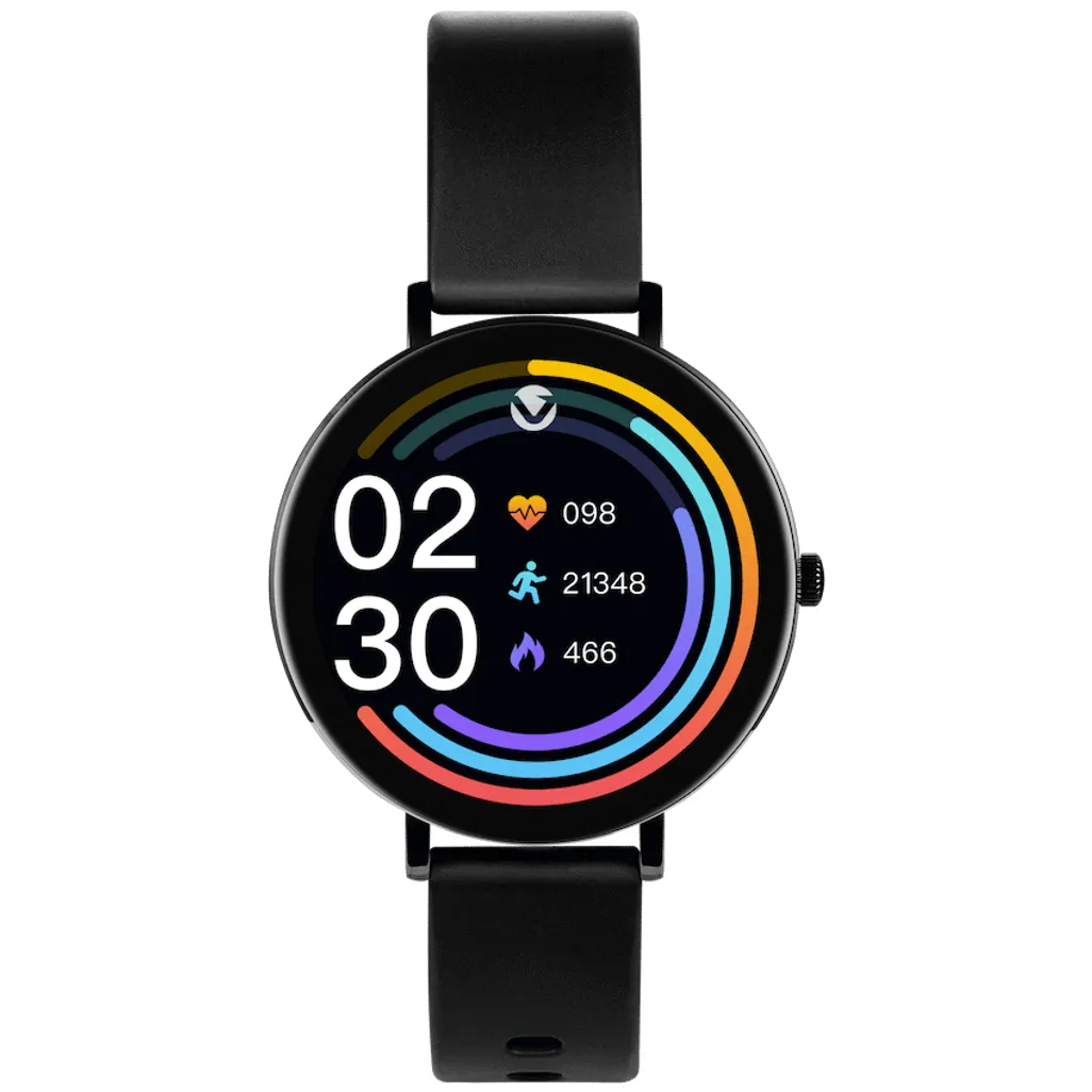 Volkano Aurora Series Ladies Smart Watch - Black