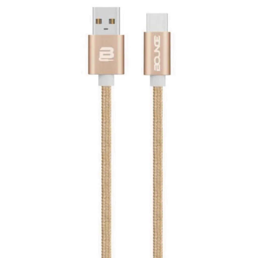Bounce Cord Series Braided Micro USB Cable 2m - Champagne Gold