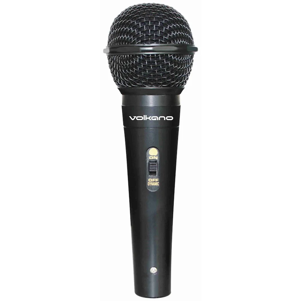 Volkano Ace Series Metal Wired Dynamic Vocal Microphone - Black
