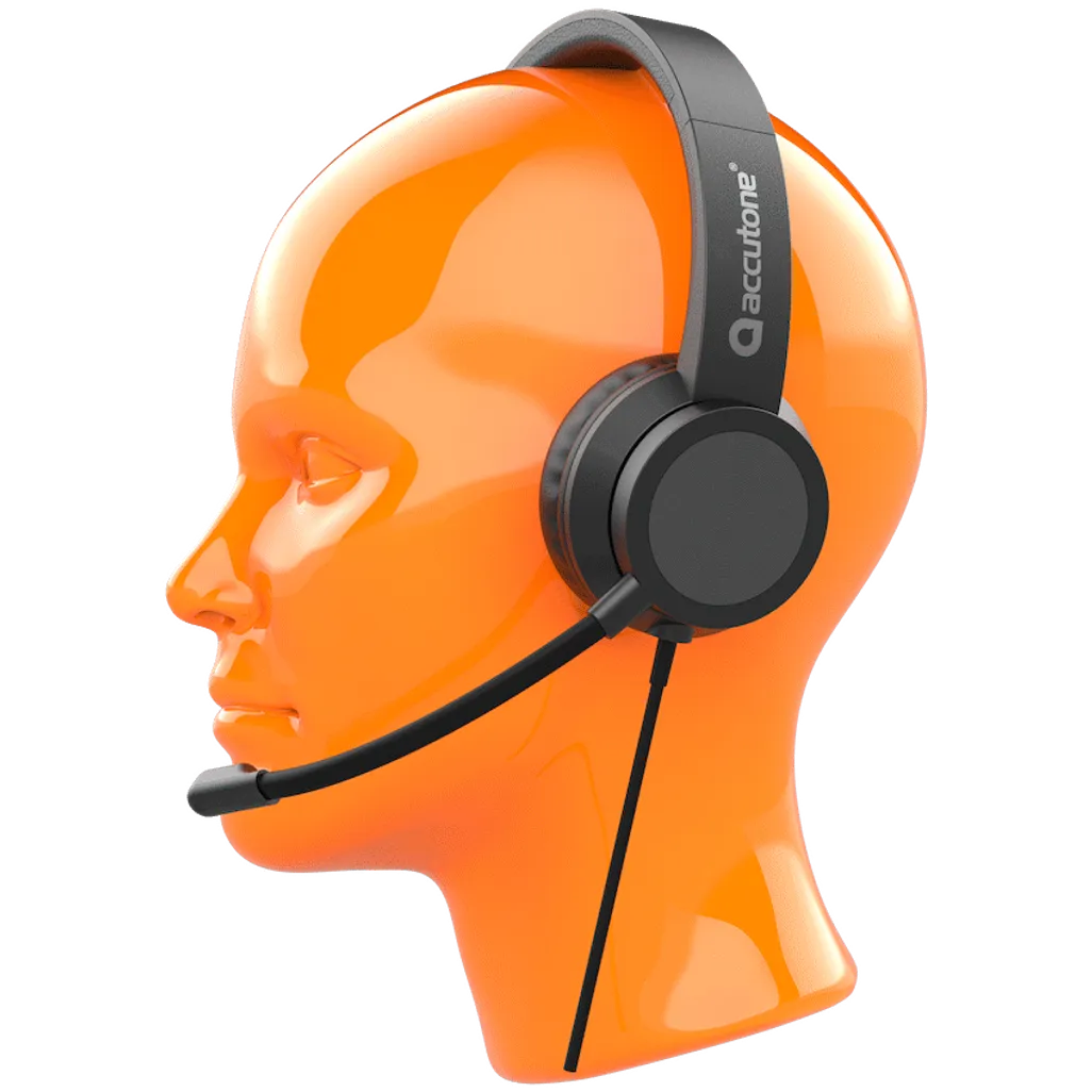 Accutone USB Binaural Headset