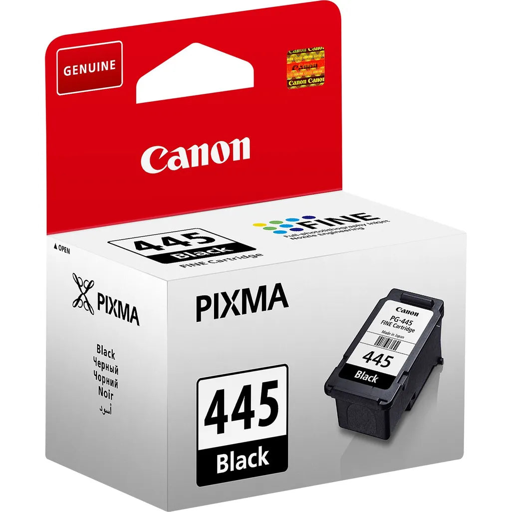 Canon PG-445 Black Printer Ink Cartridge Original - iDesign Communications