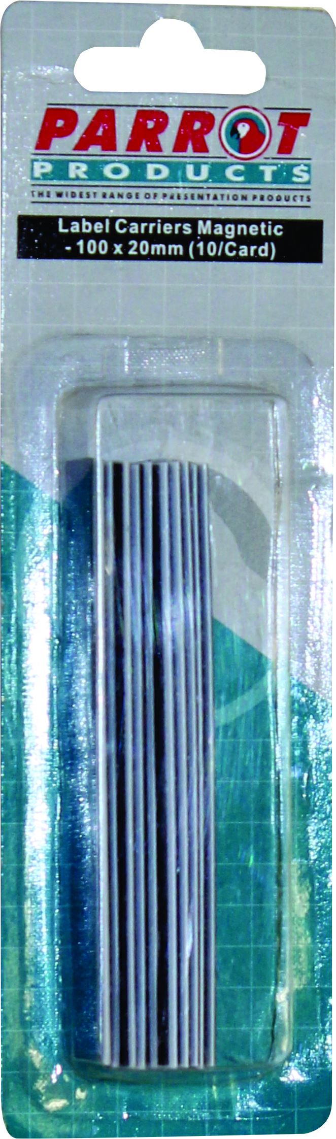 Magnetic Label Carriers (20*80mm - 10 Pack)