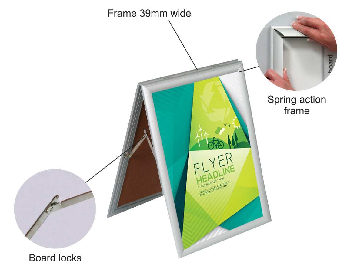 A-Frame Poster Frame (Sandwich A1)