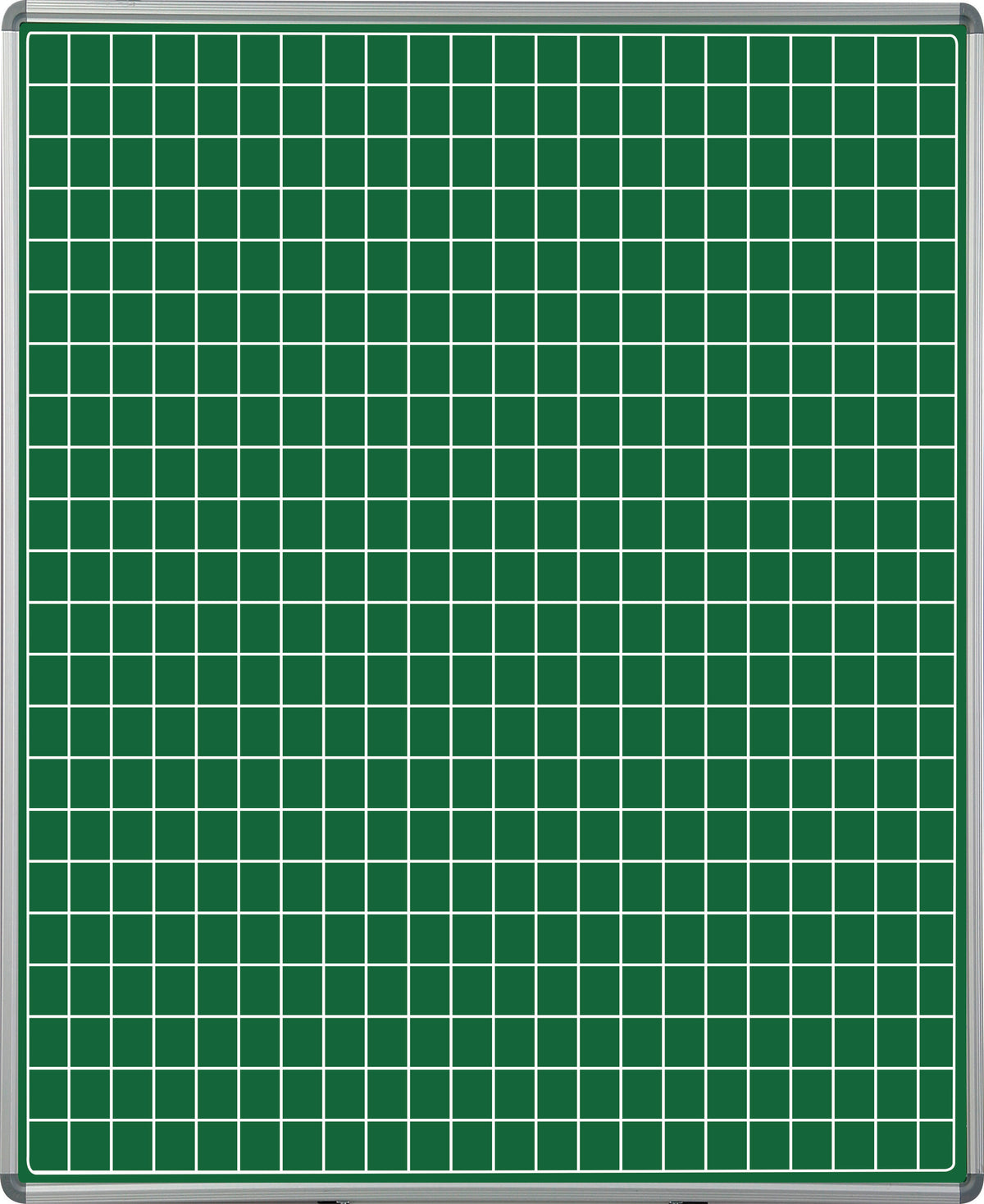 Educational Board Non-Magnetic Chalkboard (1220*910 - Squares 1 Side - Swing Leaf - Option B)