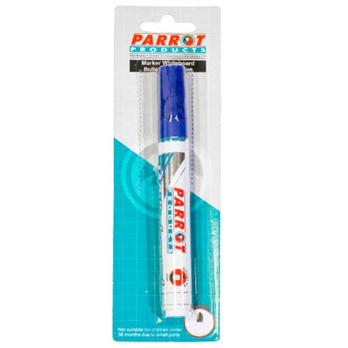 Whiteboard Marker (Bullet Tip - Carded - Blue)