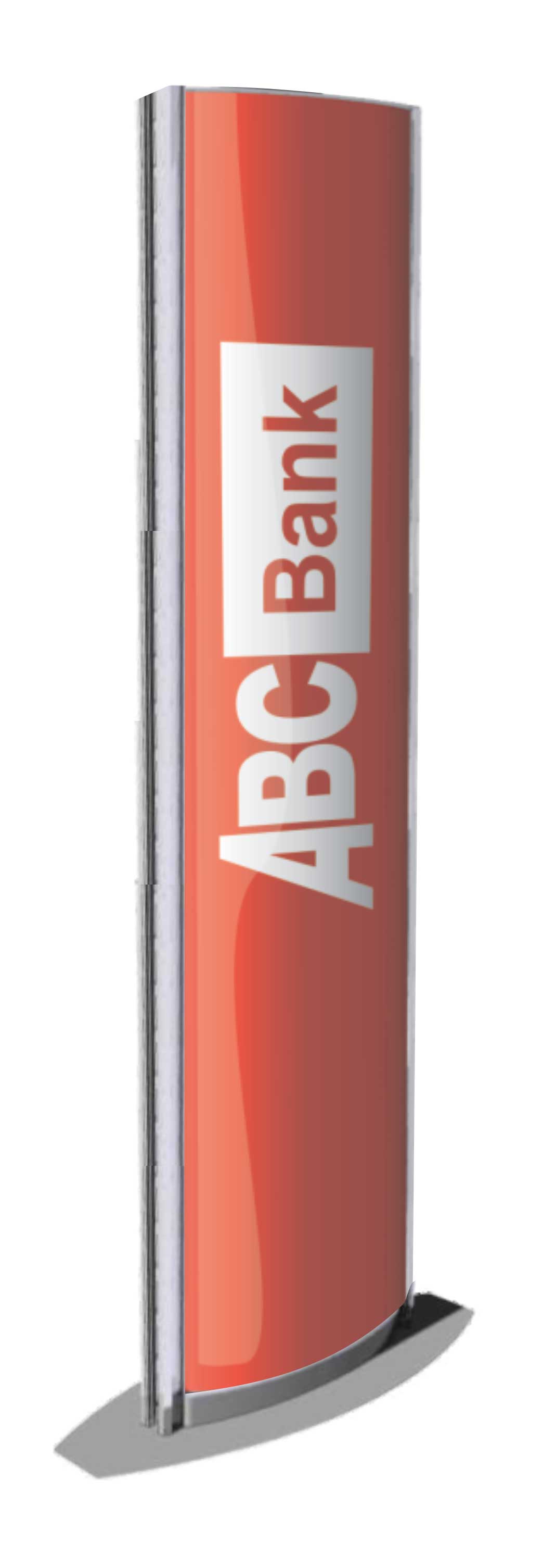 Triangular Tower Sign Frame (300*1800mm)