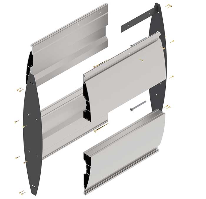 Sign Frame (420*300mm - Double Sided - Wall Mounted)