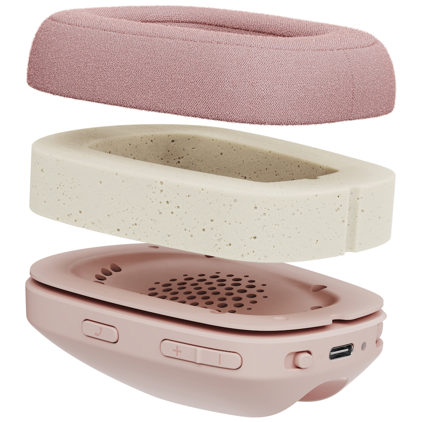 Logitech Zone Vibe 100 Rose Stereo Bluetooth Headset