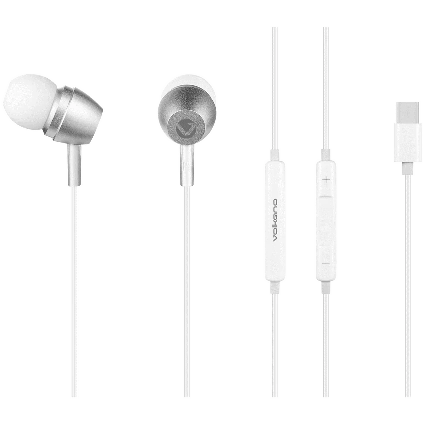 Volkano Prism 3 Series Type-C Earphone - White