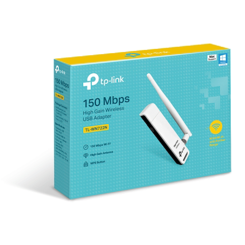 TP-Link TL-WN722N 150Mbps High Gain USB Wireless Adapter
