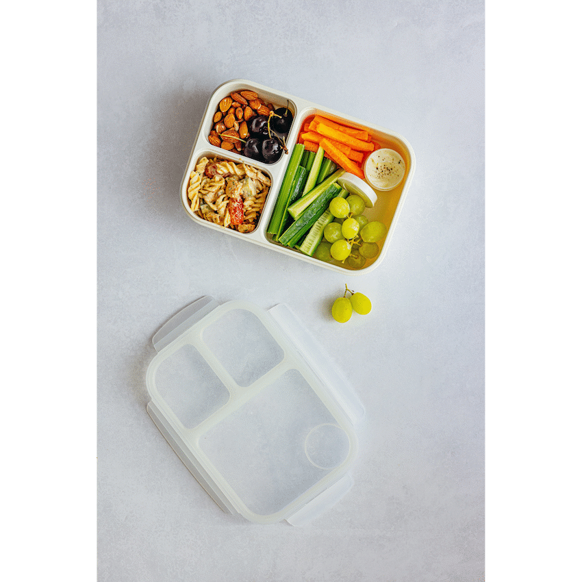 LocknLock To-Go Lunch Box 1.5lt - White ( Order in Qty of 6)
