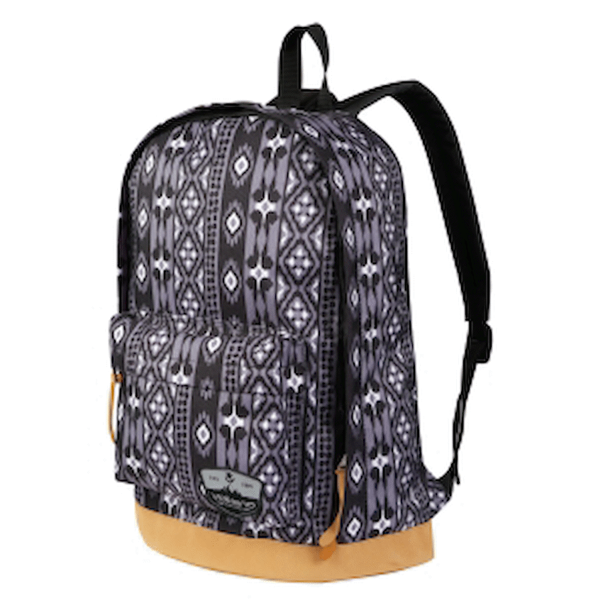 Volkano Suede Series Backpack - Ethnic - Dark Grey