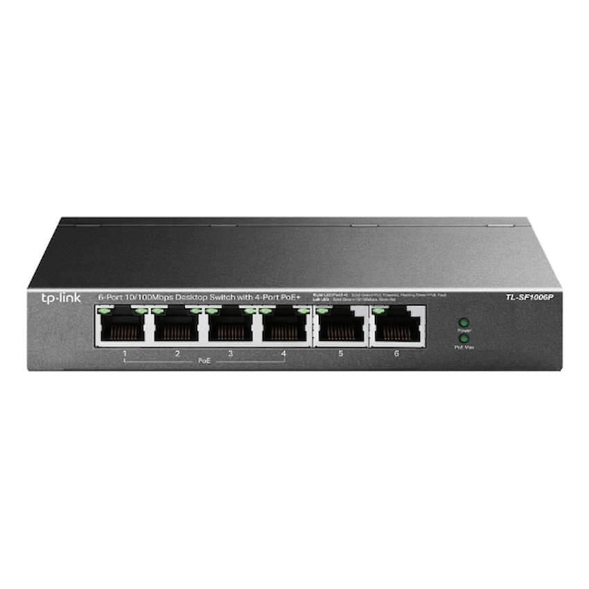 TP-Link 6 Port Unmanaged POE Desktop Switch
