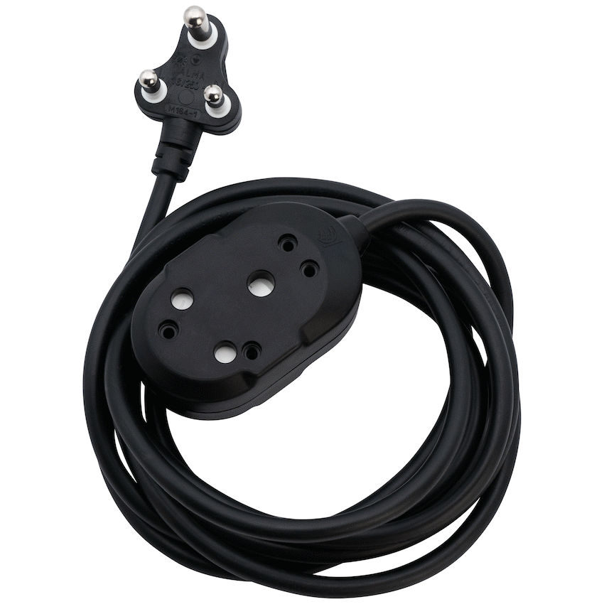 Ellies Back-to-Back Light-Duty Extension Lead - 3m