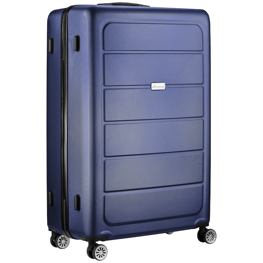 Travelwize Maple ABS 55cm 4-Wheel Spinner Luggage - Navy