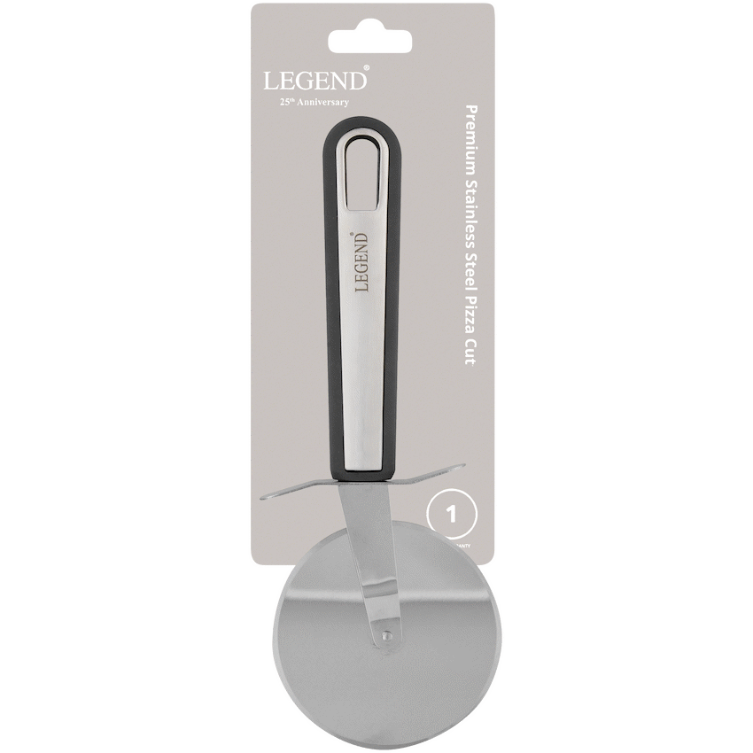 Legend Premium Stainless Steel Pizza Cutter ( Order in Qty of 6)