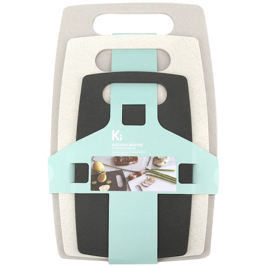 Kitchen Inspire Wheat Board 3pce ( Order in Qty of 6)