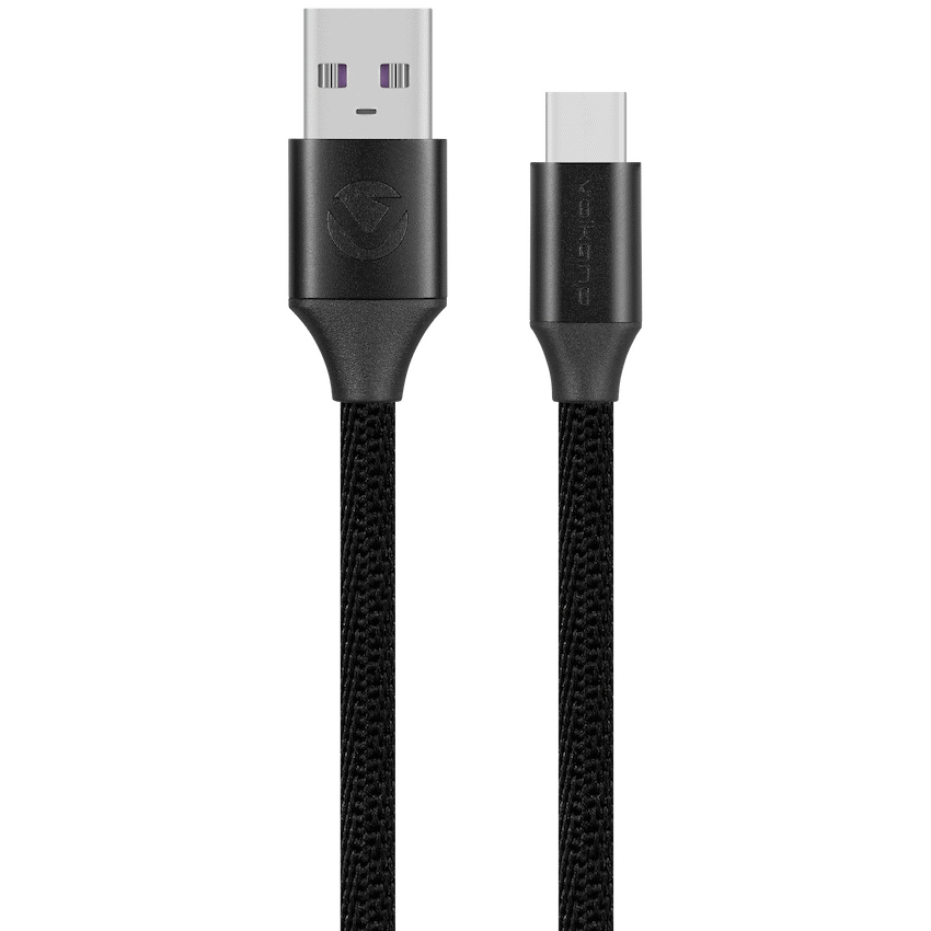 Volkano Weave Series Braided Type-C Cable 3m 30w - Black