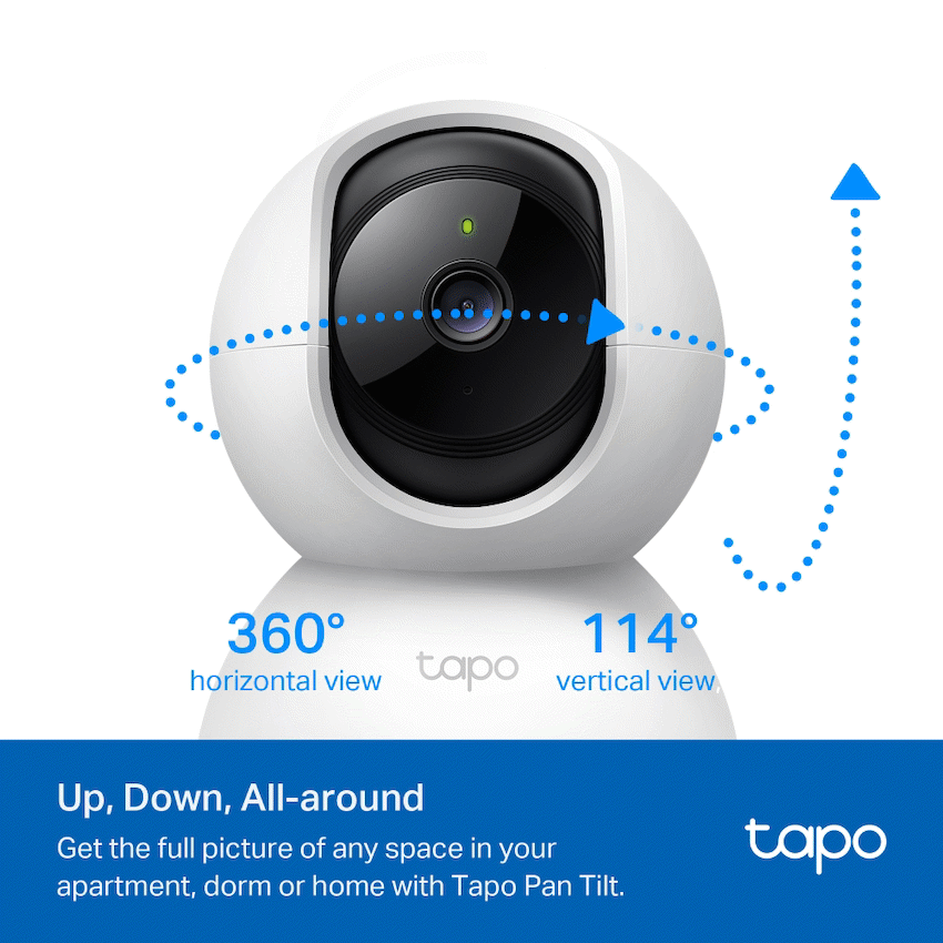 TP-Link Tapo C200P2 Pan/Tilt Home Security Wi-Fi Camera