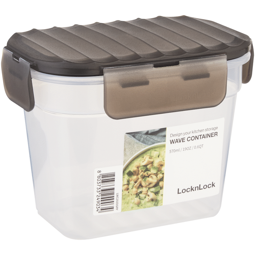LocknLock Wave container 570ml grey ( Order in Qty of 8)