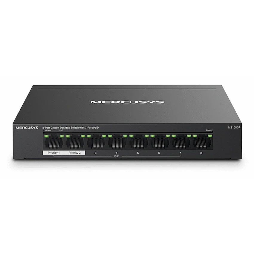 Mercusys 8 Port Gigabit Unmanaged POE Switch
