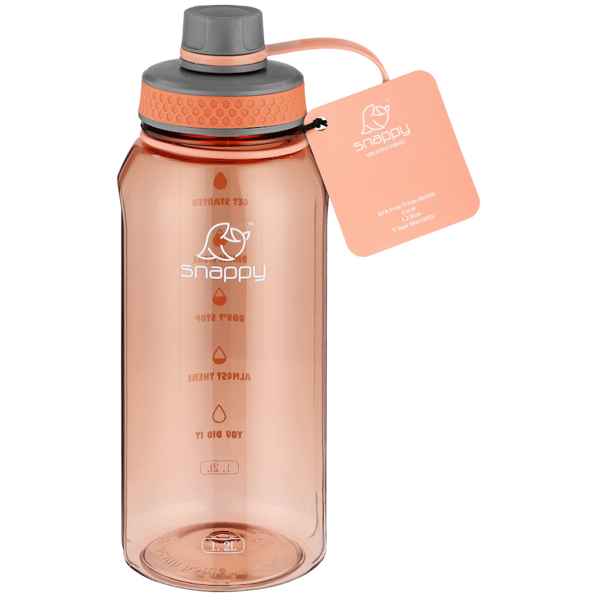 Snappy Tritan Bottle 1.2lt Coral ( Order in Qty of 10)