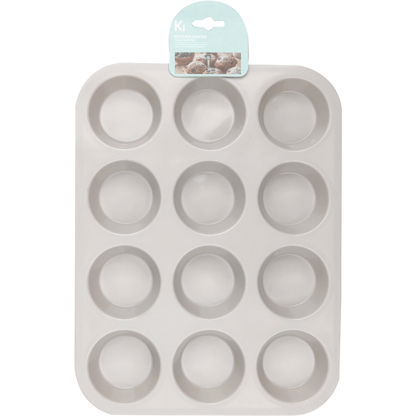 Kitchen Inspire 12 Cup Muffin Pan ( Order in Qty of 6)