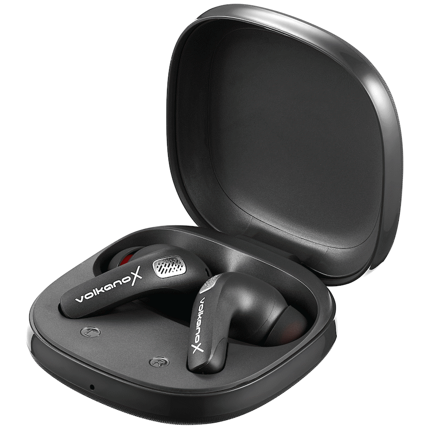 VolkanoX Bliss Series ANC TWS Earphones - Black