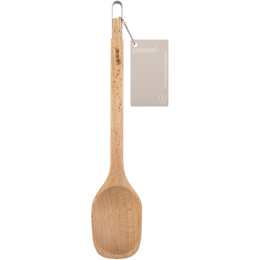Legend Premium Beechwood solid spoon ( Order in Qty of 6)