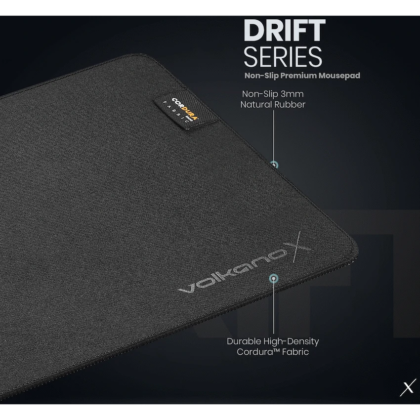 VolkanoX Drift Series Non-slip Premium Mousepad