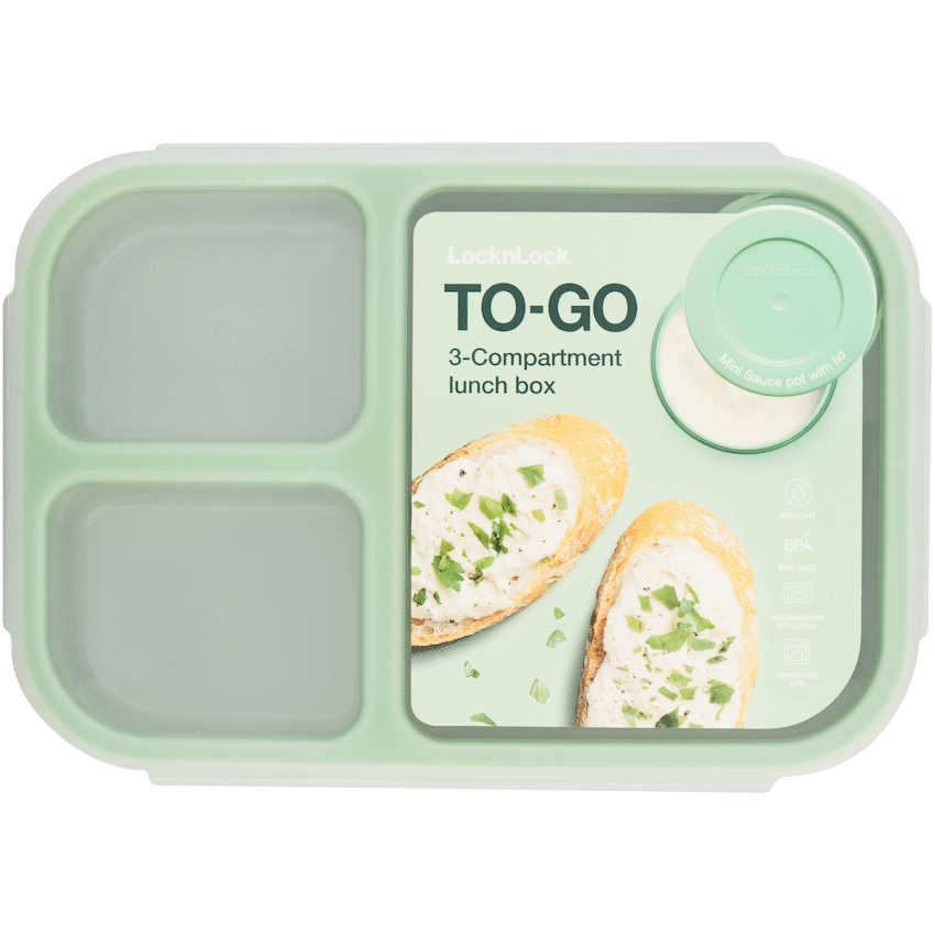 LocknLock To-Go Lunch Box 1.5lt - Mint ( Order in Qty of 6)