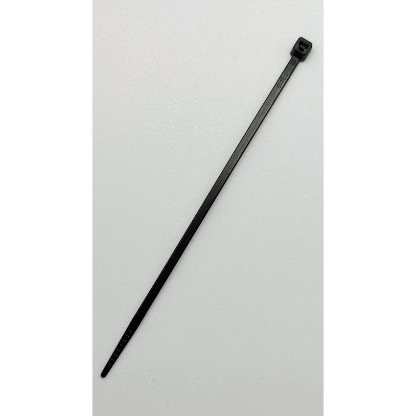 Ellies Cable Tie 2.5mm X 100mm - 50 PACK SIZE - BK