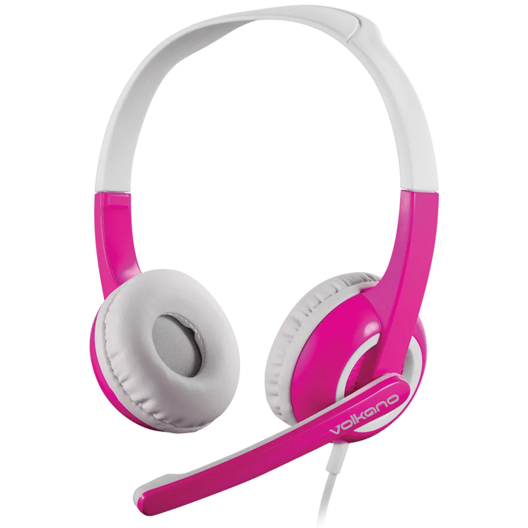 Volkano Kids Chat Junior Series Headset with Mic - Pink