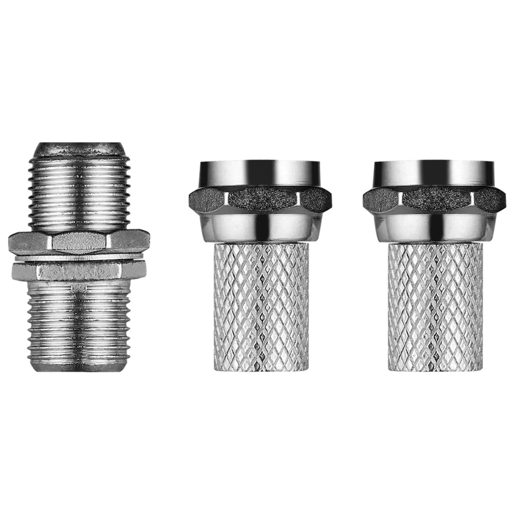 Volkano 2x F Connector & Barrel Joiner