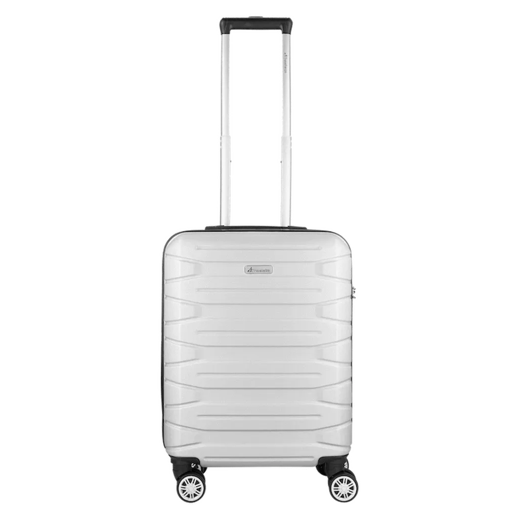 Travelwize Cabana ABS 4-Wheel Spinner 55cm Luggage - Platinum