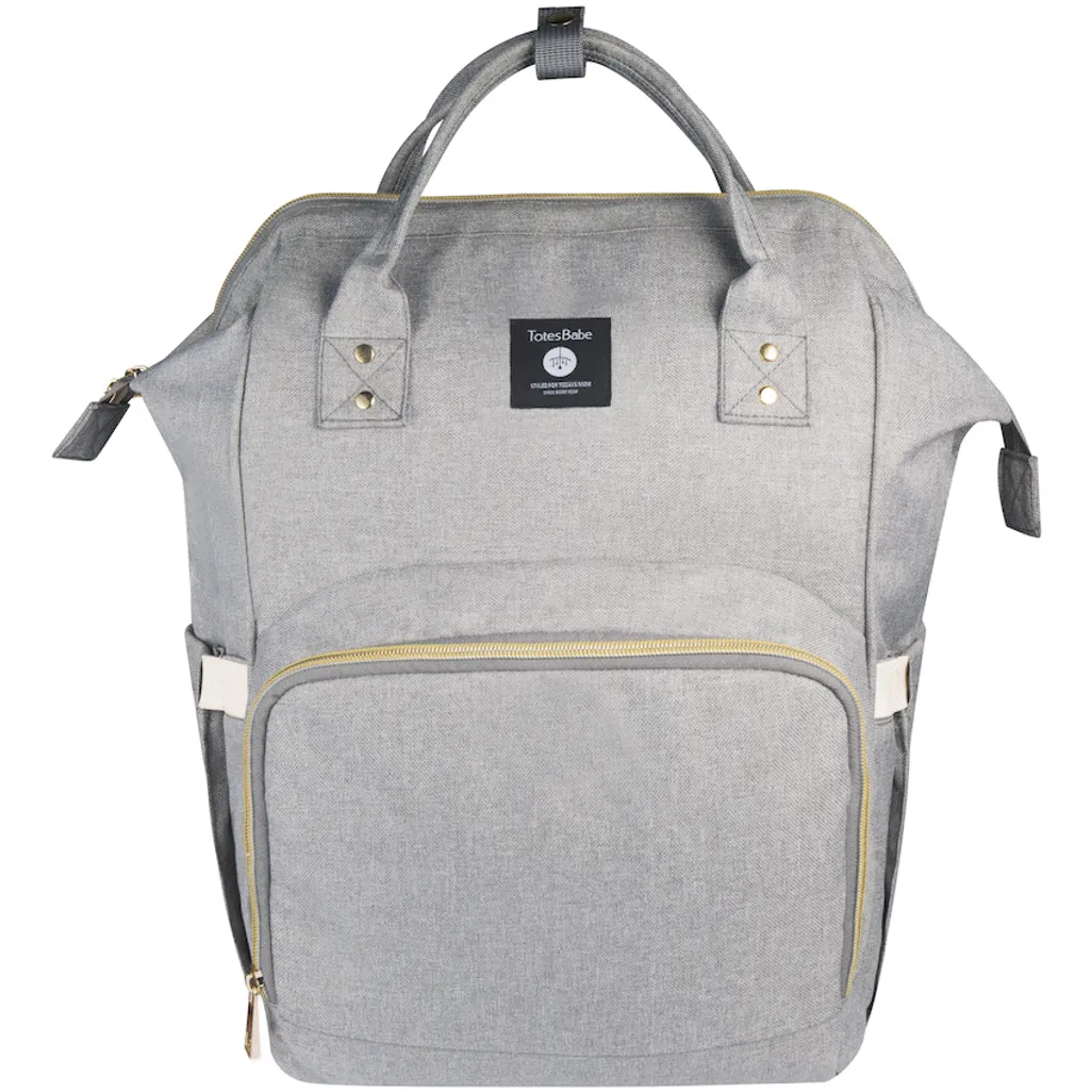 Totes Babe Alma 18l Diaper Backpack - Grey
