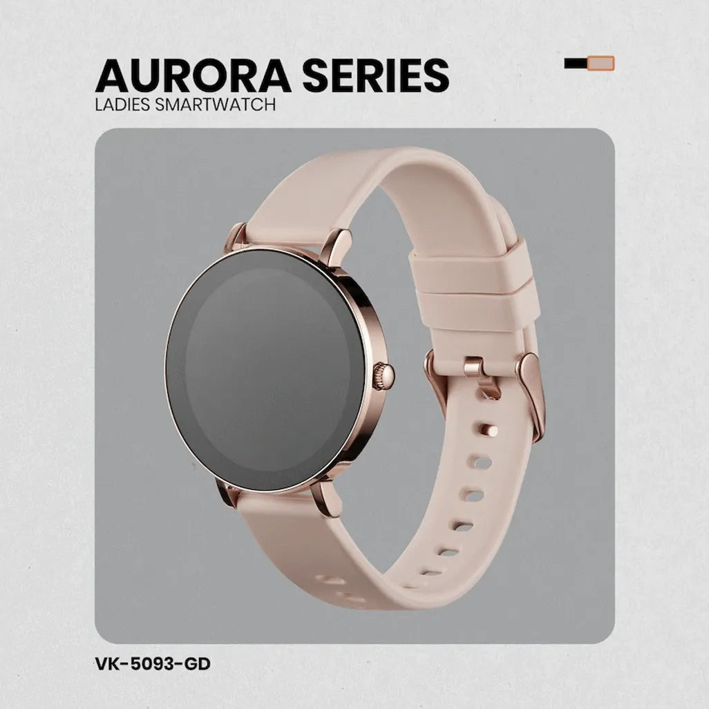 Volkano Aurora Series Ladies Smart Watch - Gold
