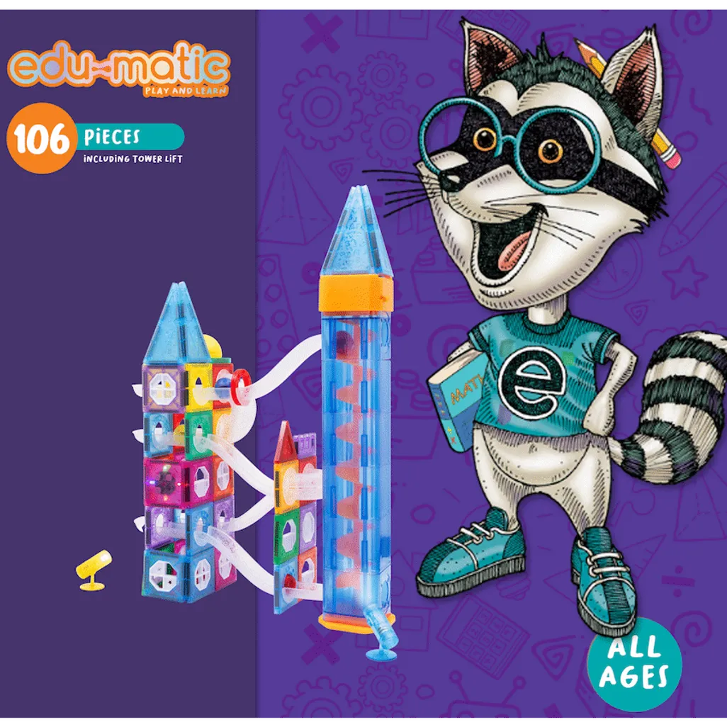 Edu-matic Mini-Mags Light Up Set 106 pieces