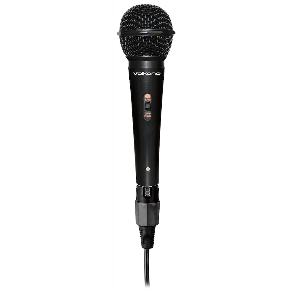 Volkano Ace Series Metal Wired Dynamic Vocal Microphone - Black