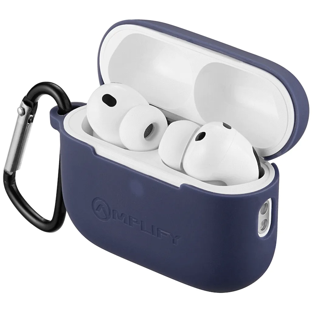 Amplify Note X 3 Series TWS Earphones - White Case + Blue Cover