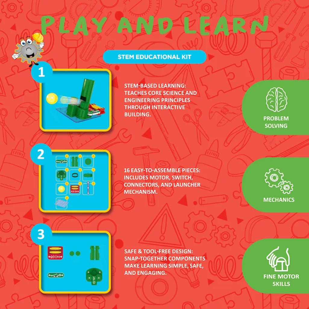 Edu-matic Volt Lab Ball Launcher Circuit